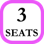 3 Seats